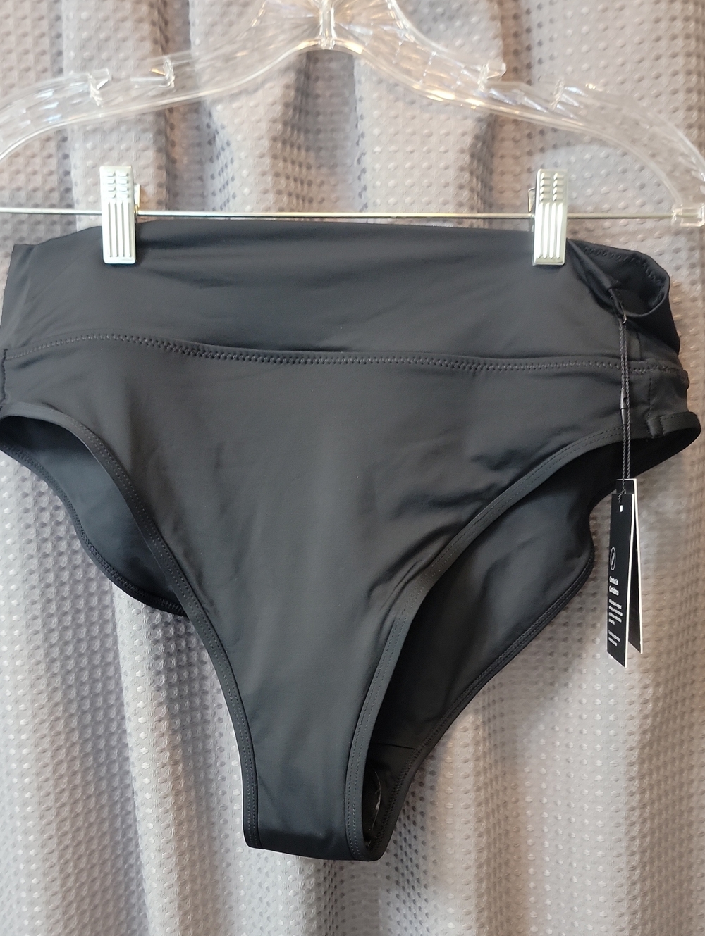 Brand New With Tags! knix Black High-Rise Bikini Bottom Size XL